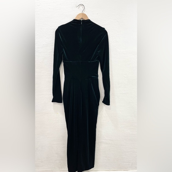 House of CB Arabella Forest Velvet Corset Dress - Picture 5 of 5